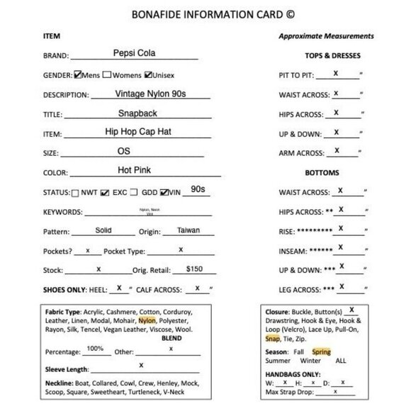 Pepsi Cola Mens Vintage Nylon 90s Snapback Hip Hop Cap Hat OS Pink Hot SP EXC - Picture 9 of 9